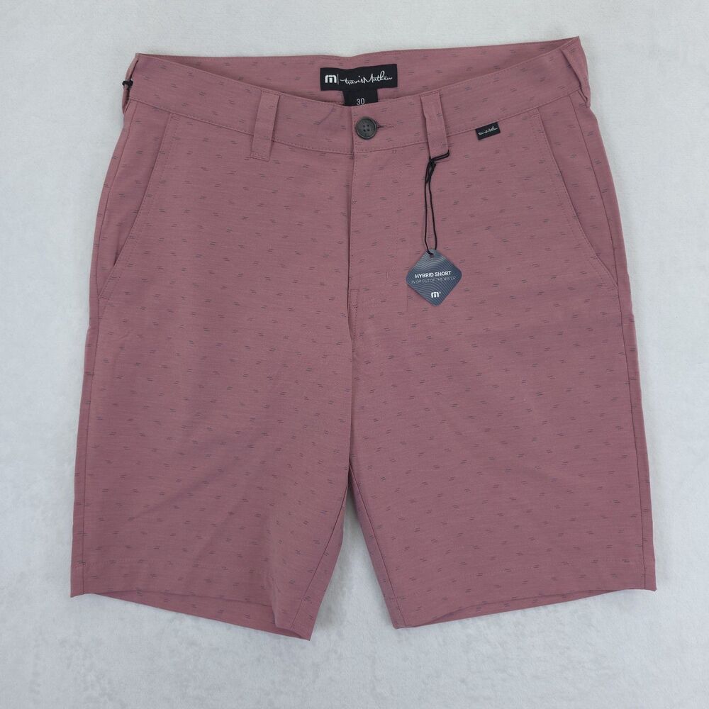 Travis Mathew Golf Hybrid Shorts Mens Size 30 NWT Red